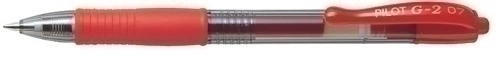 ROLLER GEL RT. PILOT G-2 0,7  ROJO