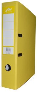 ARCHIVADOR palanca OLEF PLASTIF.COLOR A4 75mm AMARILLO